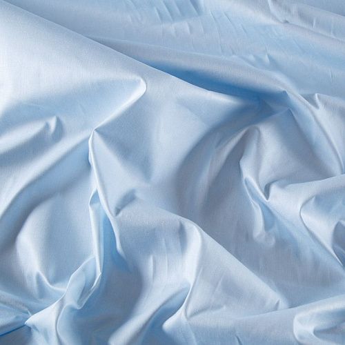 Тик наволочный 054-13914 светло-голубой однотонный