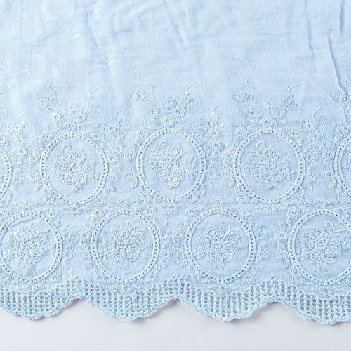 Шитье 067-08156 голубой однотонный