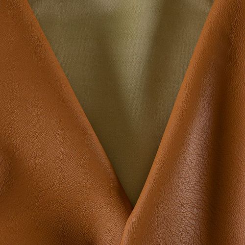 Экокожа 070-11792 оранжево-коричневый однотонный