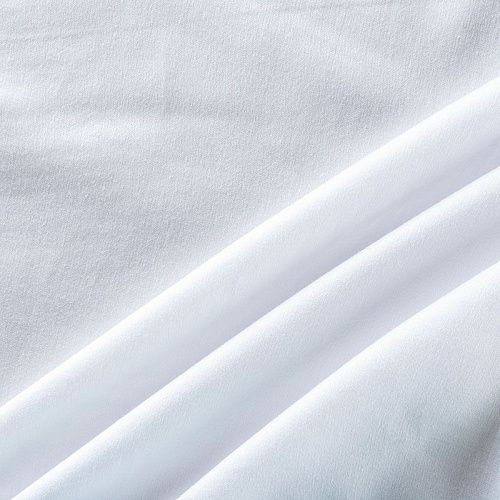 Шелк-штапель 069-01685 col.6 белый однотонный