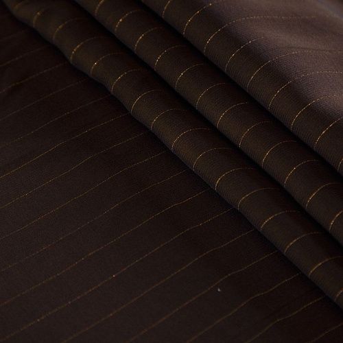 Шифон с люрексом 068-16145 шоколадный