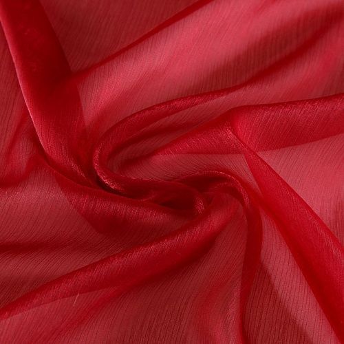 Органза 039-18826 малиново-красный однотонный