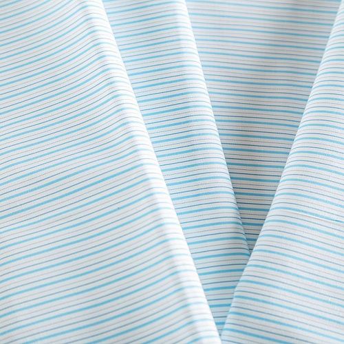 Хлопок рубашечный К21-718 белый принтованный