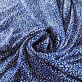Шелк синтетический 065-01450 синий принтованный