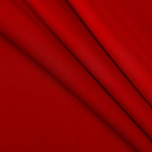 Ткань костюмная стрейч 025-19256 красный однотонный