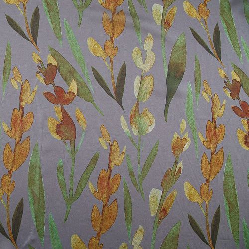 Шифон 068-17382 дымчато-серый принтованный