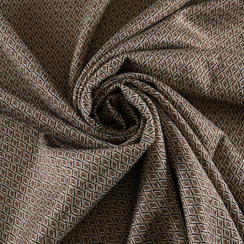 Трикотаж жаккардовый 056-12021 бежевый