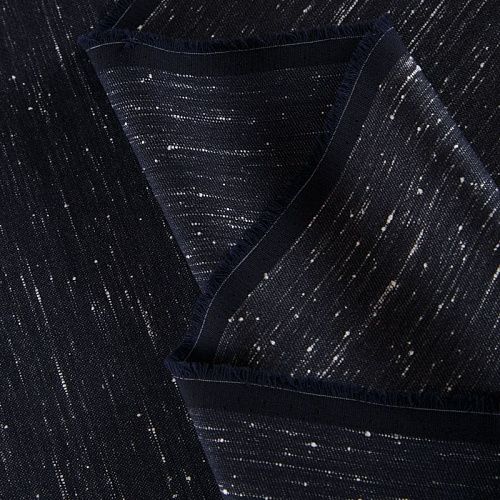 Ткань костюмная 025-16280 черный меланж