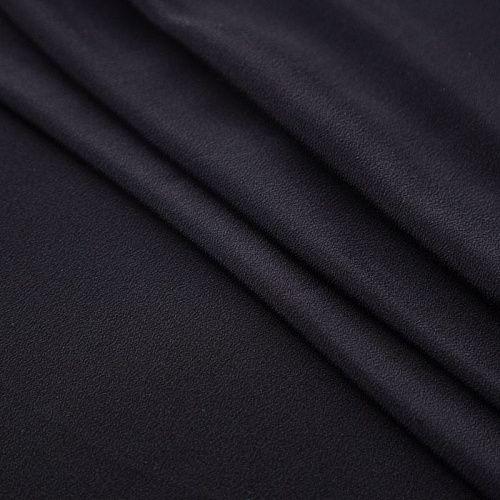 Крепдешин шелковый 028-20190 черный