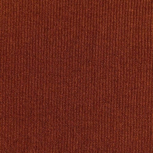 Трикотаж с люрексом 1020-341-056-0025 терракотовый однотонный