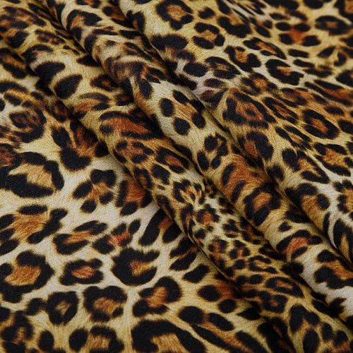 Шерсть стрейч плательная Dolce&Gabbana 066-19089 молочный принтованный 