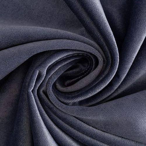 Ткань портьерная бархат 507-02-12 светло-лавандовый однотонный