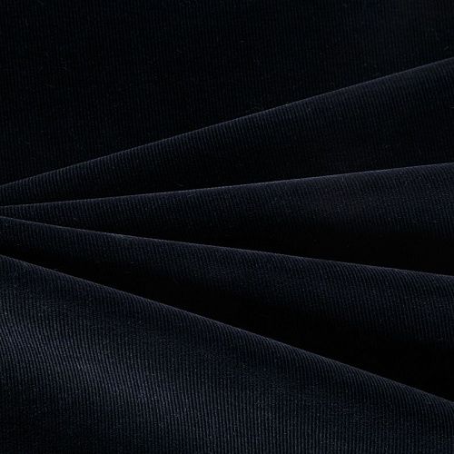 Вельвет 008-05821 черный однотонный