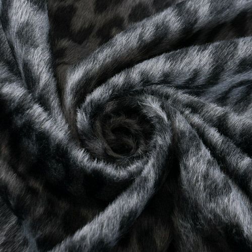 Ткань пальтовая 040-12122 серый принтованный