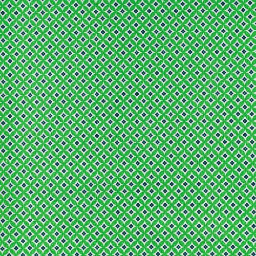 Хлопок К29-102 ярко-зеленый принтованный