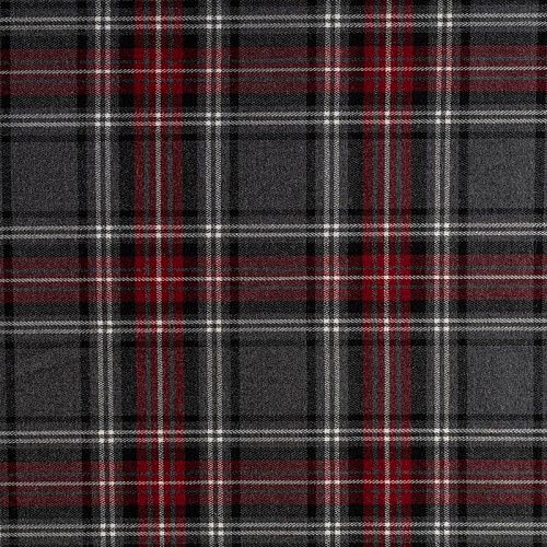 Ткань костюмная К19-096 серый принтованный