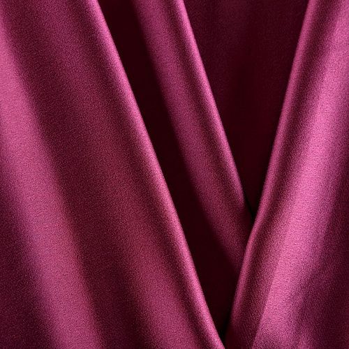 Кади креп-атлас 001-06633 пурпурная фиалка однотонный