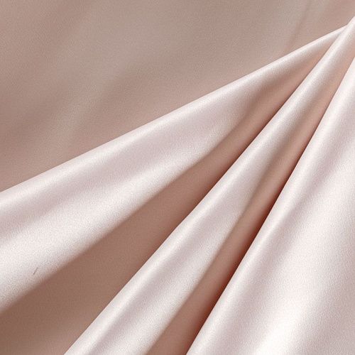 Сатин-тафта 001-07326 кремово-розовый однотонный