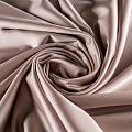 Сатин стрейч К33-560 пепельно-бежевый однотонный