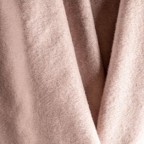 Ткань пальтовая К29-652 пепельно-сиреневый однотонный