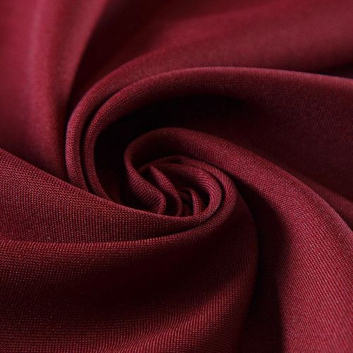 Ткань портьерная L-300 см негорючая габардин 16-02-17723 бордовый