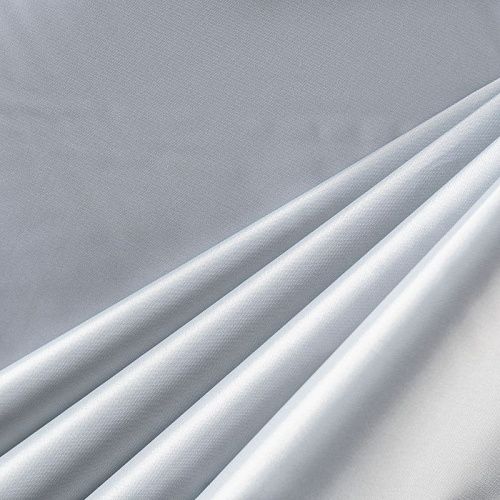 Ткань плащевая К33-686 серебристо-серый однотонный