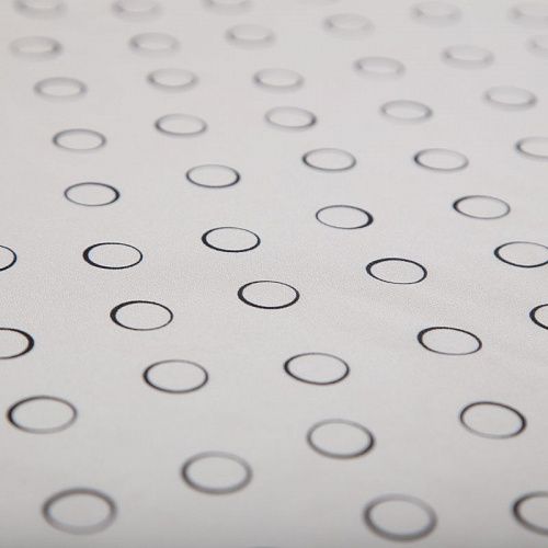 Крепдешин шелковый Dolce&Gabbana 028-19265 молочный принтованный