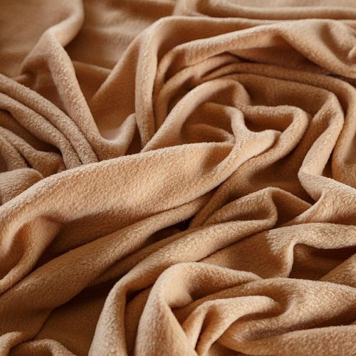 Флис 061-09171 кэмел однотонный