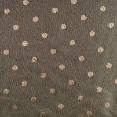 Ткань подкладочная К33-721 серо-зеленый жаккардовый