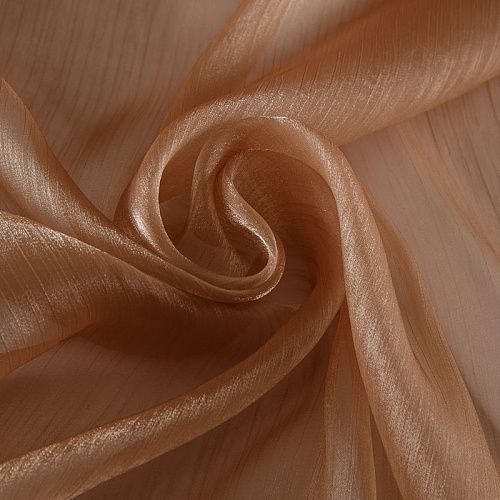 Органза 039-18835 кэмел однотонный