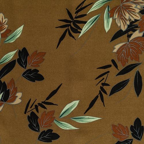 Штапель К33-100 коричневый принтованный