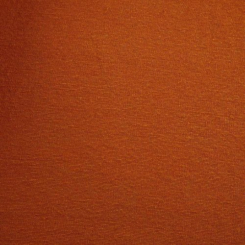 Трикотаж льняной 056-16733 жженый апельсин однотонный