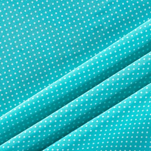 Вискоза 009-00981 мятно-бирюзовый принтованный