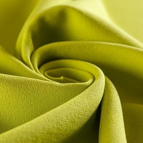 Креп двойной 026-14523 шартрез однотонный