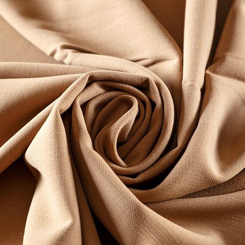 Шерсть двойная 066-09659 бежевый однотонный