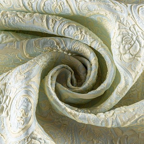 Жаккард К13-017 золотисто-голубой