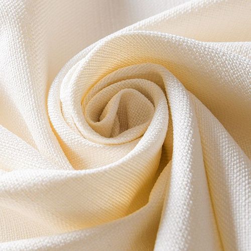 Ткань портьерная лен h-300 см 05-02-11499 ванильный однотонный
