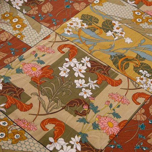 Вискоза 009-12362 мультиколор принтованный