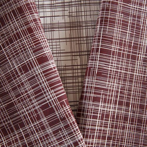 Жаккард стрейч 017-12558 молочно-шоколадный принтованный