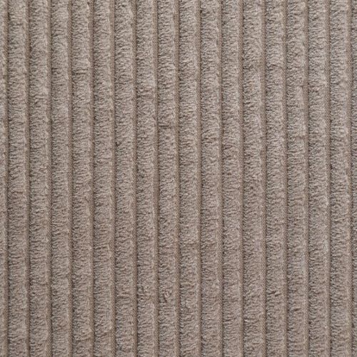 Вельвет 008-05858 серо-коричневый однотонный