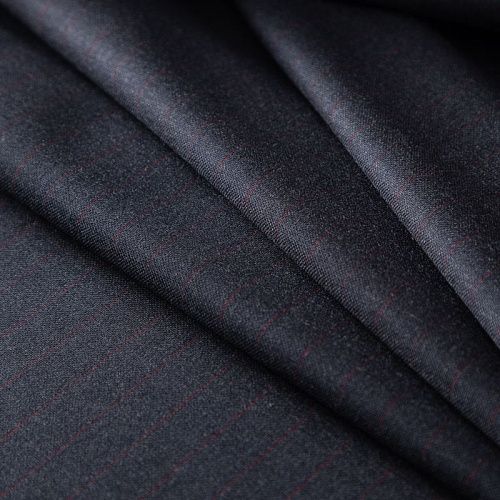 Ткань костюмная 025-19969 графит полоска