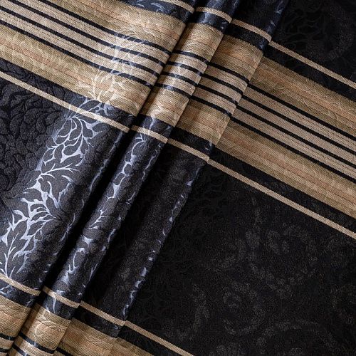 Ткань портьерная жаккард Т291-02-64 черный