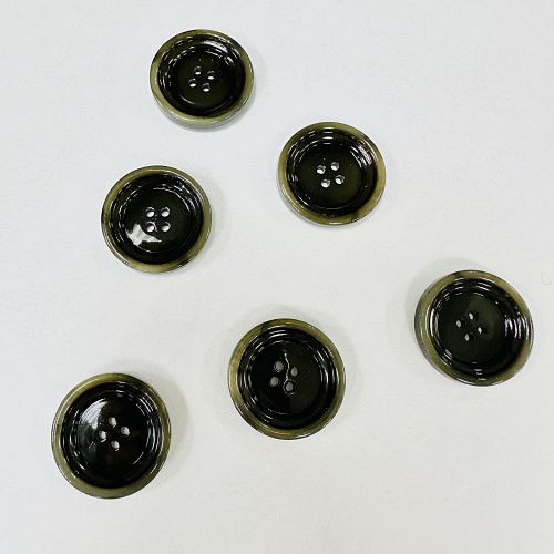 Пуговица с проколами 20 мм RIO0017-20-D173 темный хаки