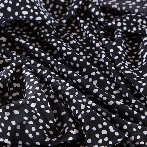 Вискоза "Лоренцо" стрейч 036-17672 черный принтованный