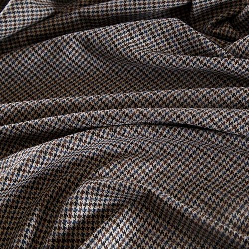 Ткань костюмная 025-14426 экрю принтованный