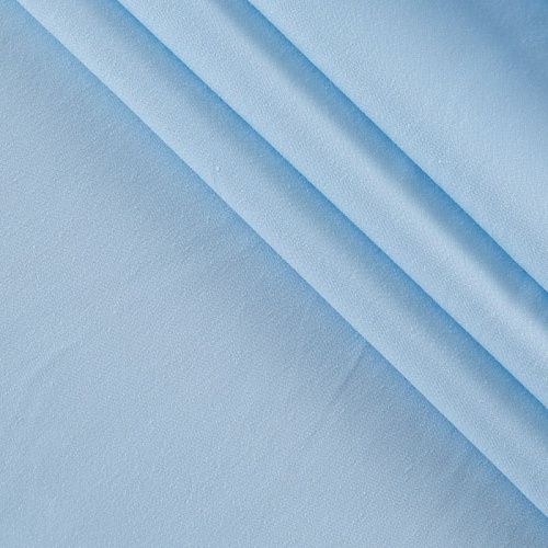 Ткань сорочечная 049-15631 выбеленный голубой однотонный