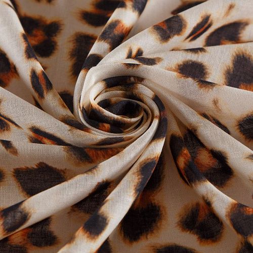 Батист 003-16556 экрю принтованный