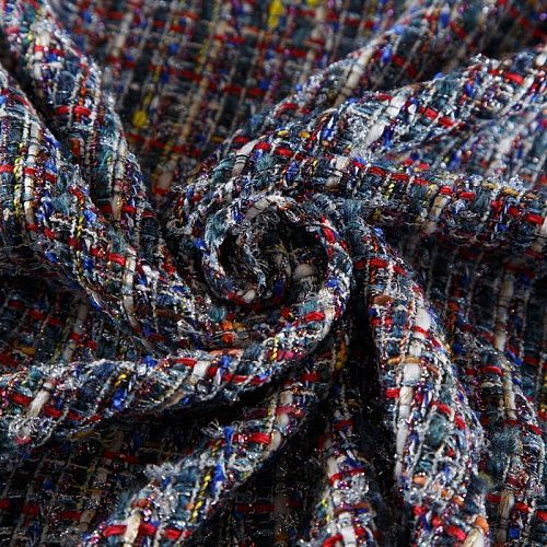 Твид 052-12531 серый мультиколор