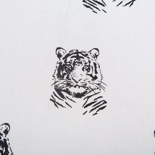 Батист 003-20029 теплый белый принтованный