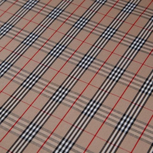 Ткань плательно-рубашечная 049-12520 бежевый принтованный